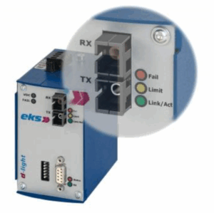 RS485 2-WIRE NAAR SINGLEMODE OMVORMER, DL485